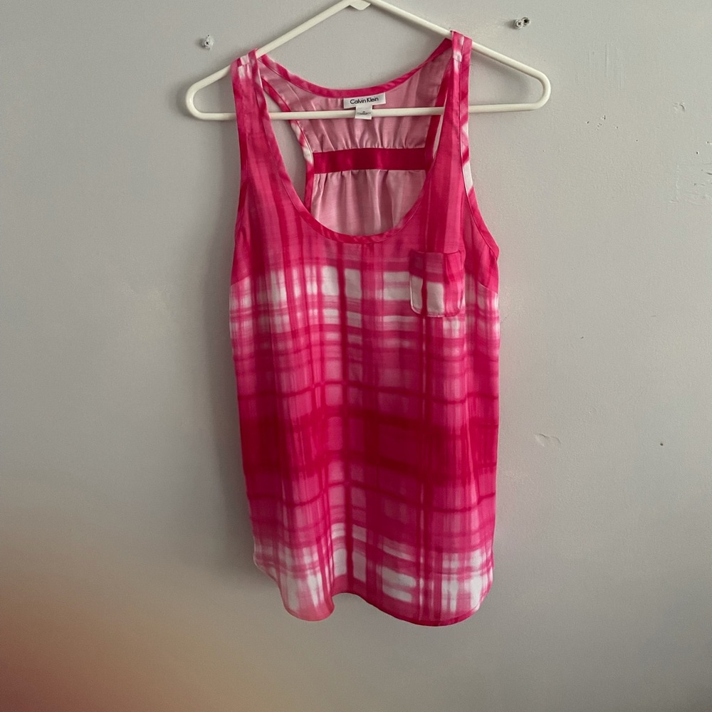 Calvin Klein pretty pink tank